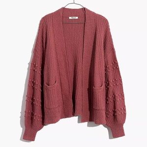 Madewell Bobble Cardigan Sweater-